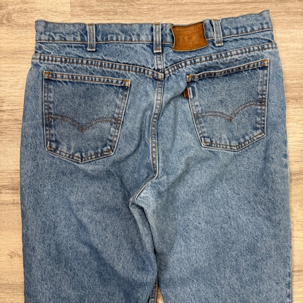 Levi's 540 Jeans Mens Relaxed Fit Straight Leg Light Wash Denim Pants 34x31 - Picture 6 of 10